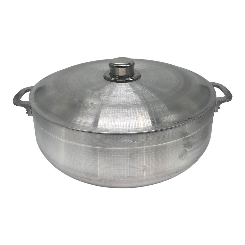 Paila de Aluminio Lotus Con Tapa 34 cm