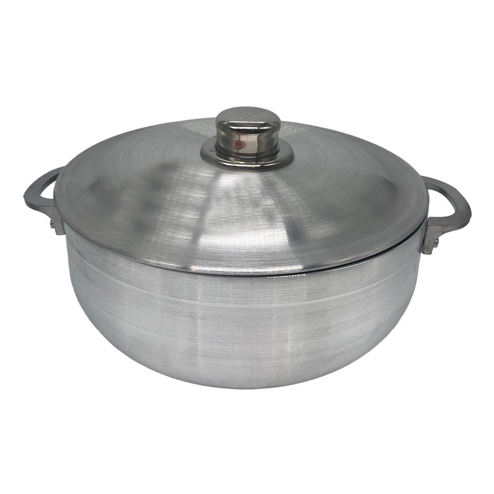 Paila de Aluminio Lotus Con Tapa 26 cm