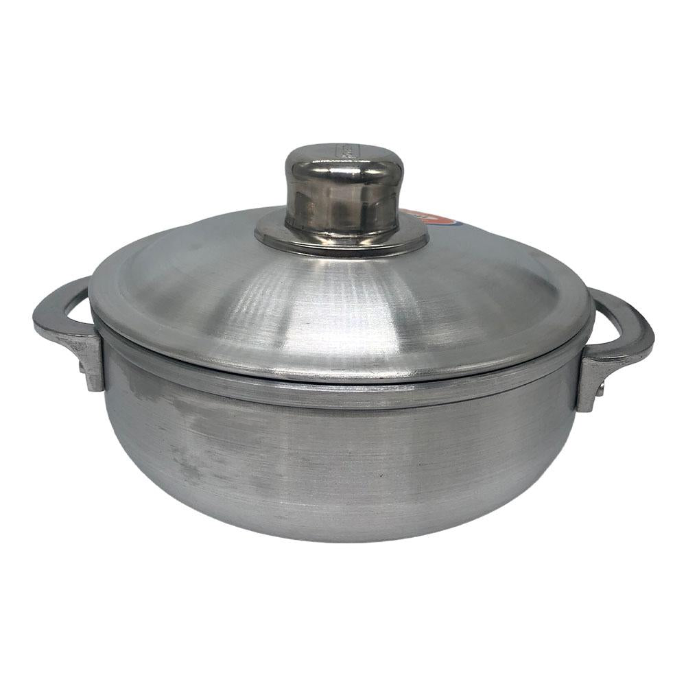 Paila de Aluminio Homestar Con Tapa 20 cm