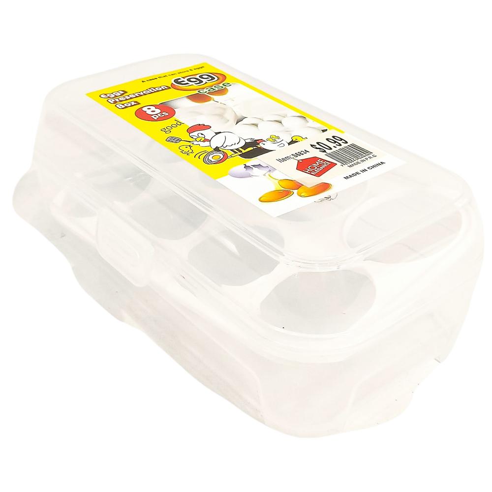 Portahuevo Plástico Home Elegance Con Tapa