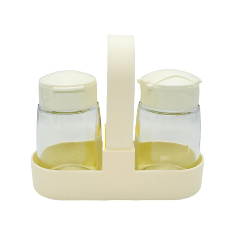 Salero Pimentero Qlux Con Base Plastica