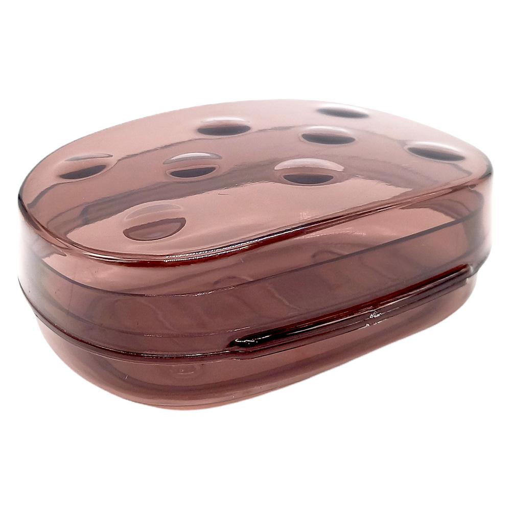 Jabonera Plástica Con Tapa Easy Home 4 cm x 12 cm x 8 cm - Surtido