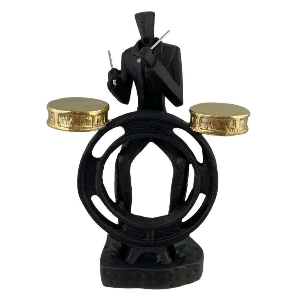 Adorno Decorativo Concept Life Músico Tambor Sundance