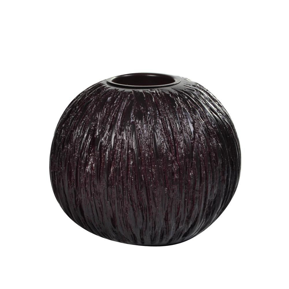 Candelero Concepts de Poliresina 5" Chocolate