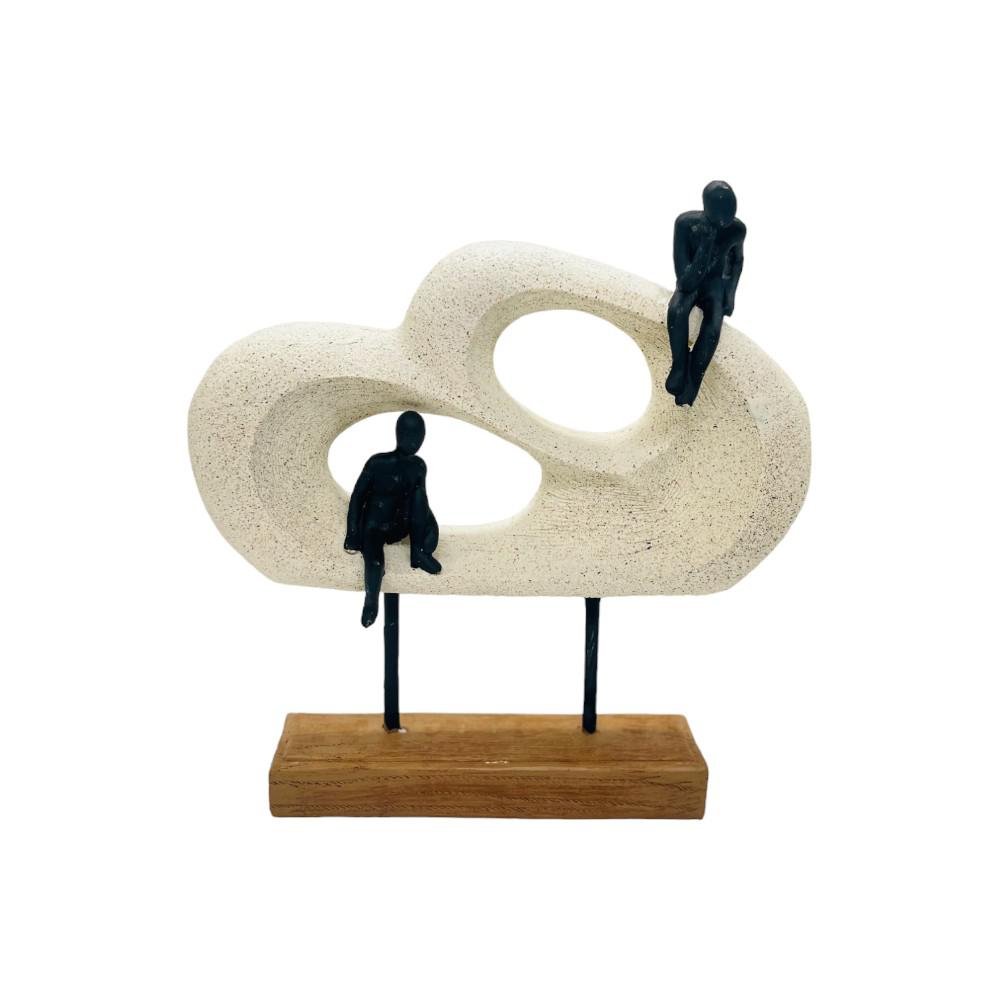 Figura Decorativa Abstracta Concepts de Poliresina