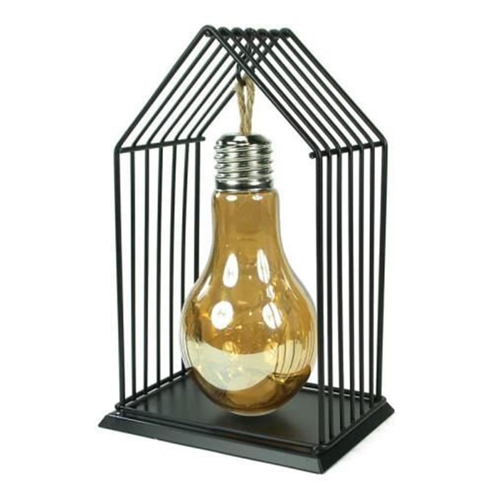 Decoracion Metalica Essential Decor Con Bombilla Led 10 Watts