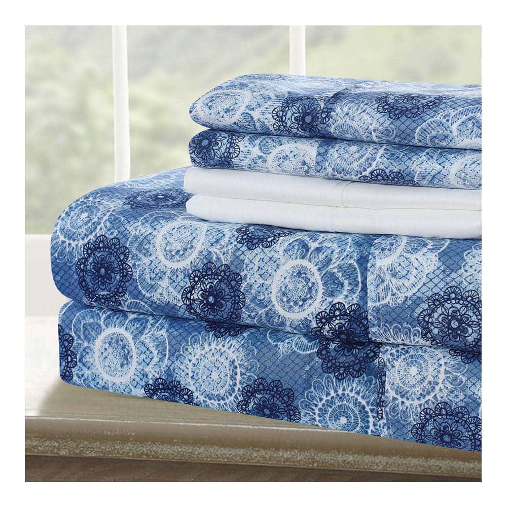 Sabana Full Capitol Hill Estampada Rt Designer 6 Piezas - Surtido