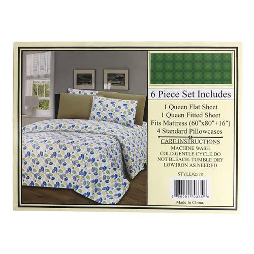 Sábanas Queen 1800 H Hotel Suites 6 Piezas - Surtido