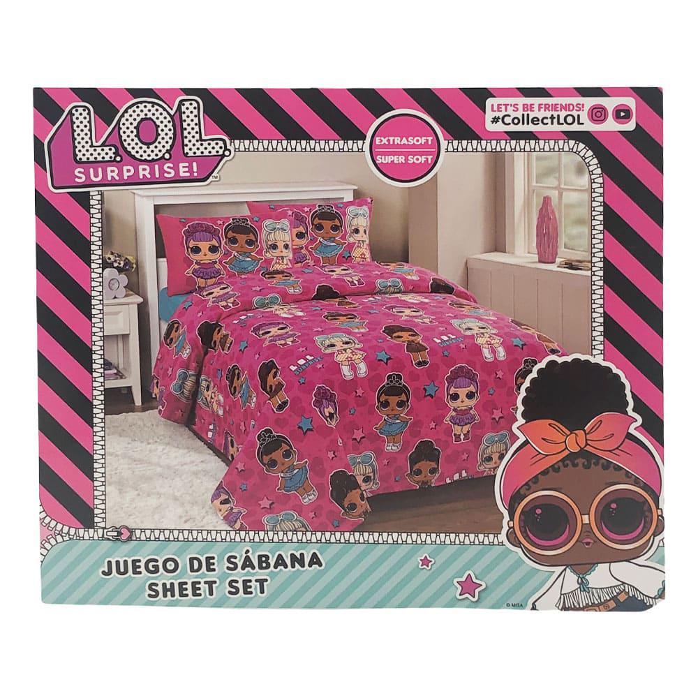 Juego de Sábana Lol Surprise Infantil - Full