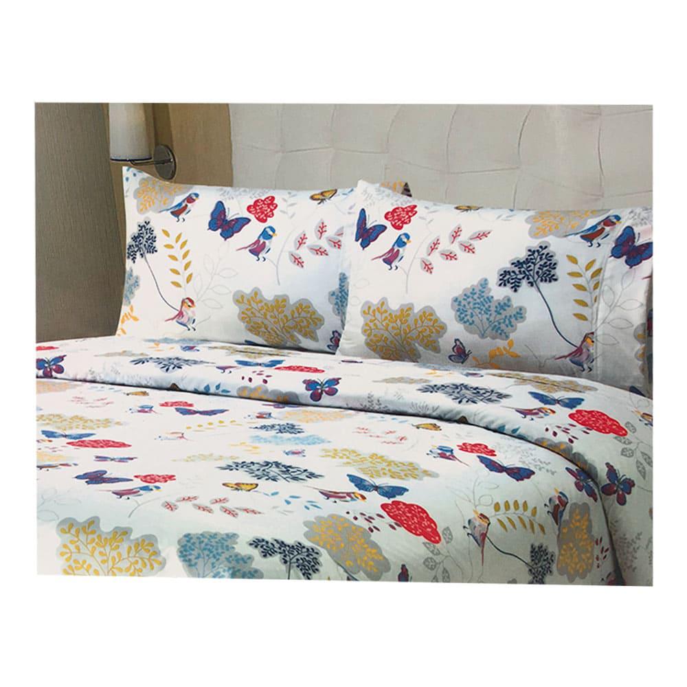 Juego de Sábanas Spa Lush Evie Estampado - Twin