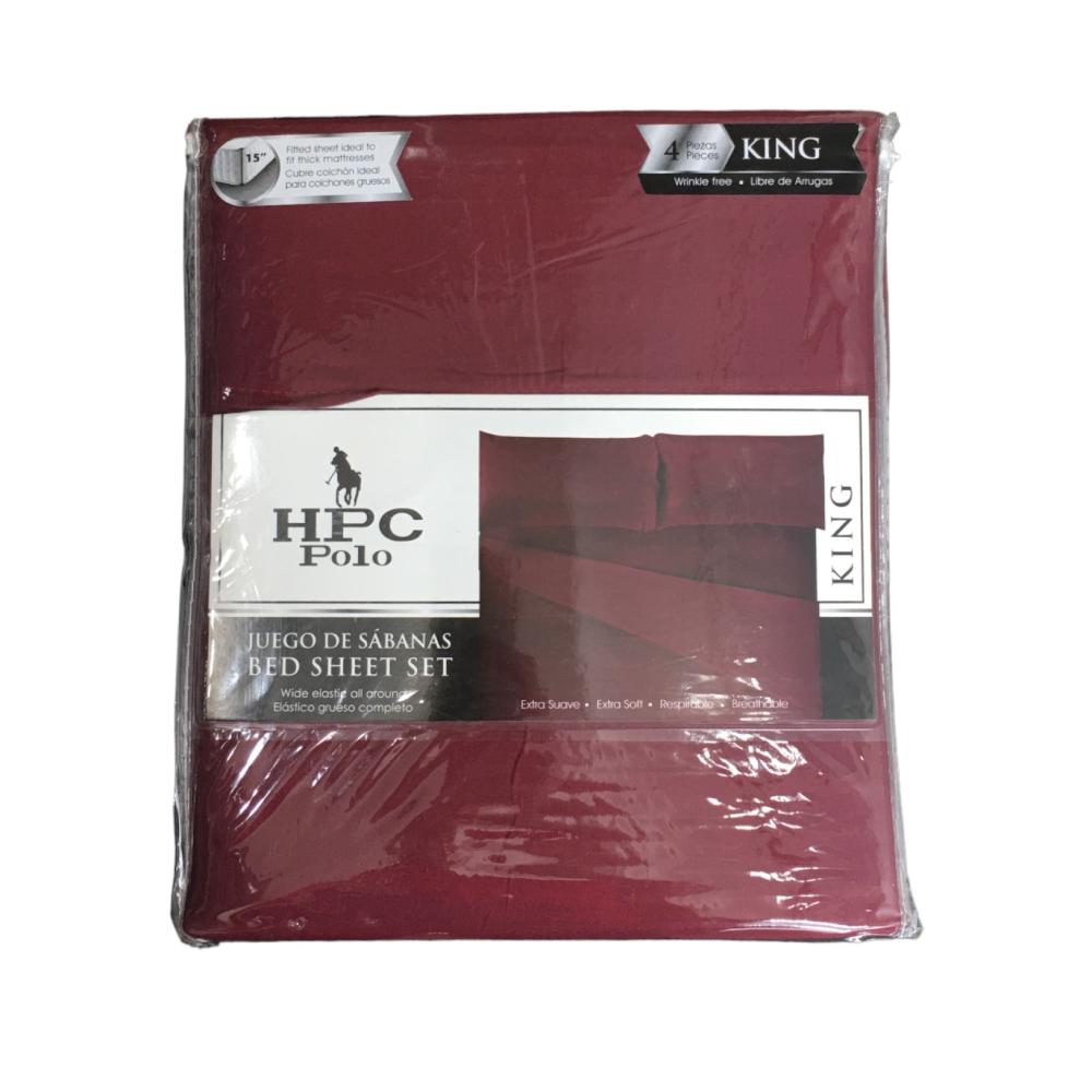 Sabana HPC Polo Rojo Vino - King