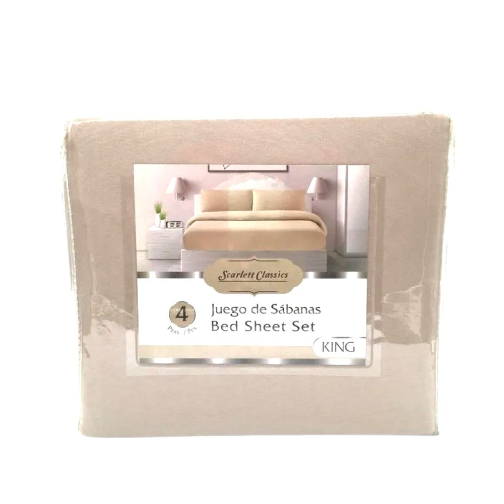 Sábana King Hpc Polo 4 Piezas - Surtida