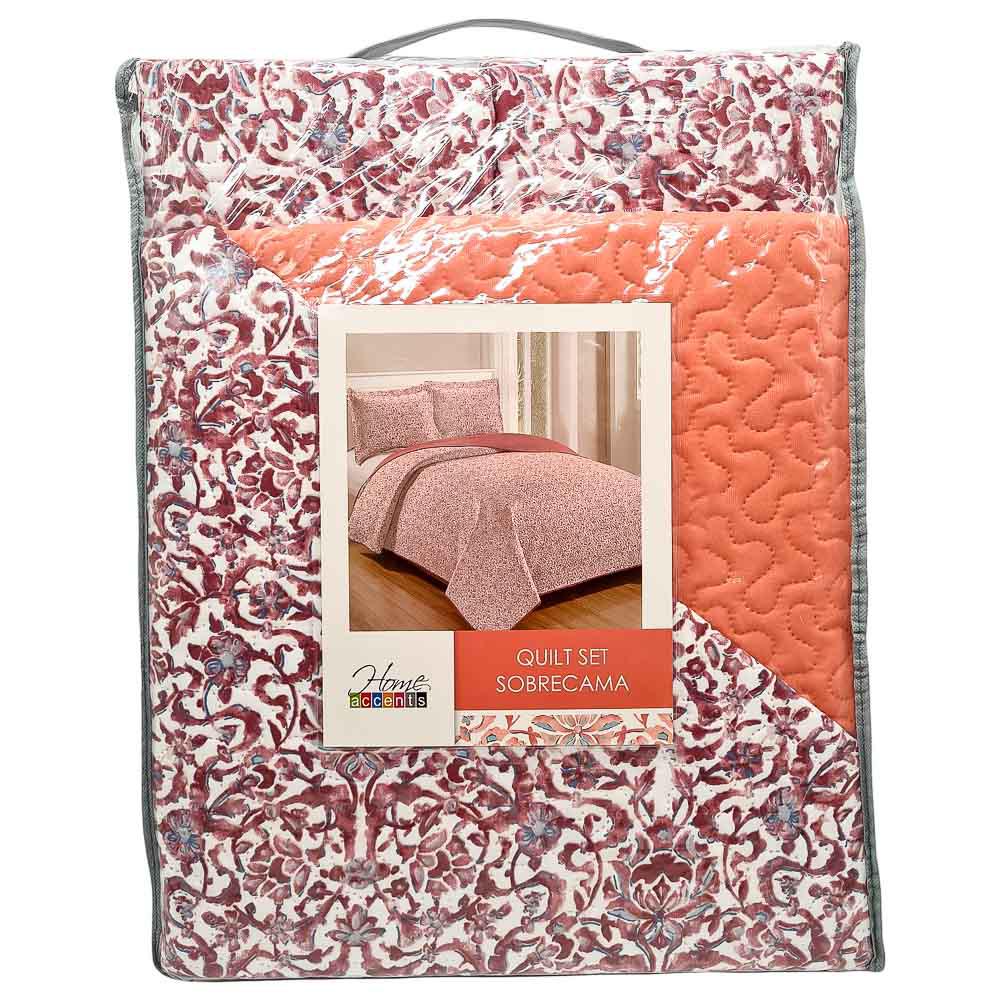 Sobrecama Home Accents Estampado - Queen