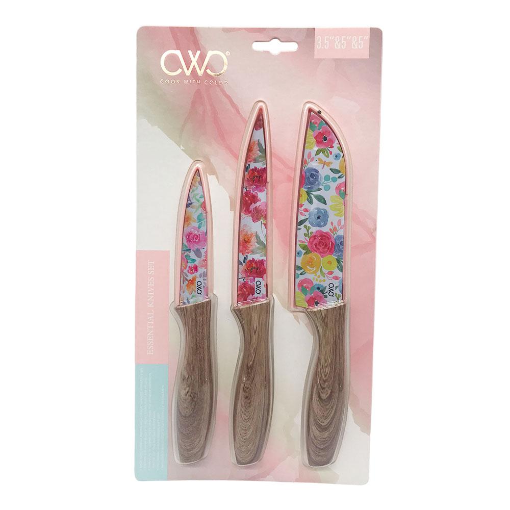 Set de Cuchillos Great Buy 3 Piezas-Estampado