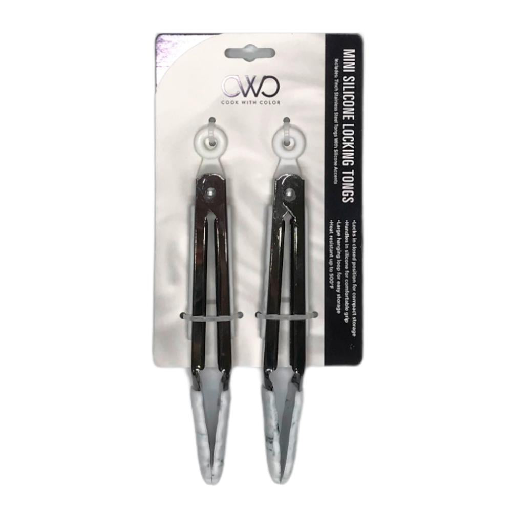 Tenaza Para Cocina Cook With Color de Silicón 2 Piezas