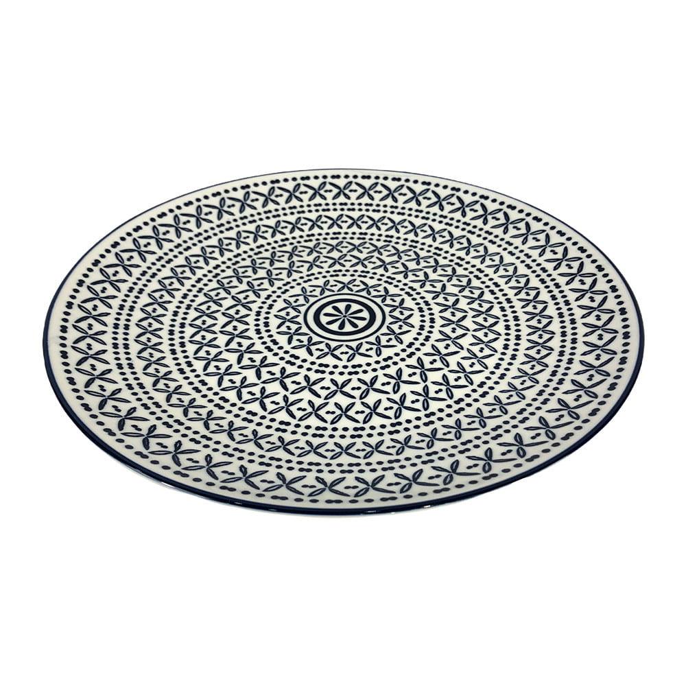 Plato Llano de Cerámica Home ELegance 10"