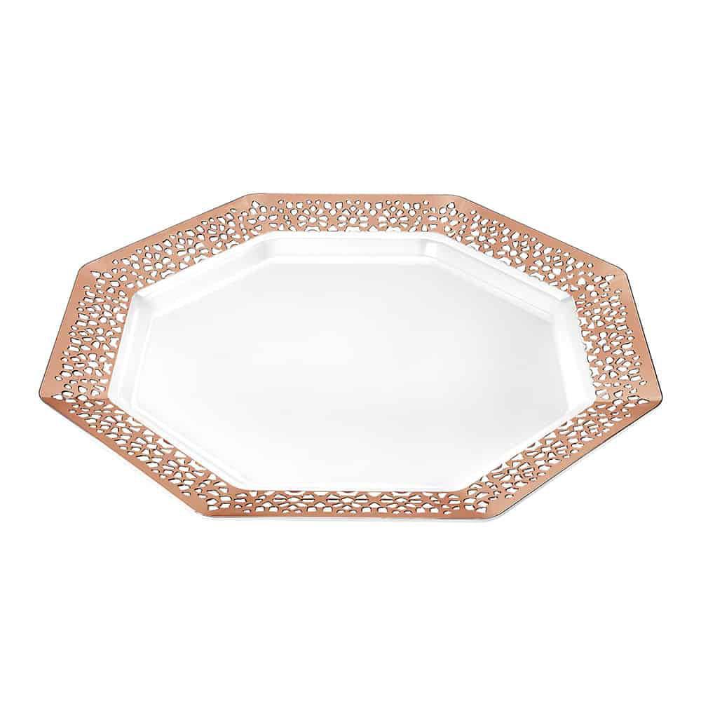 Plato Llano Lillian Plástico Gold 7.5"