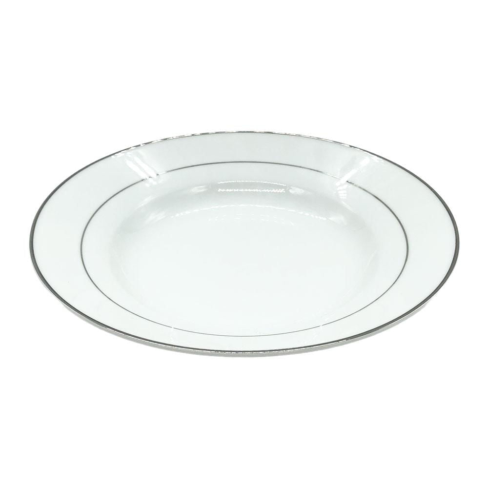 Plato Hondo Plate & Beyond 9" Blanco/Silver
