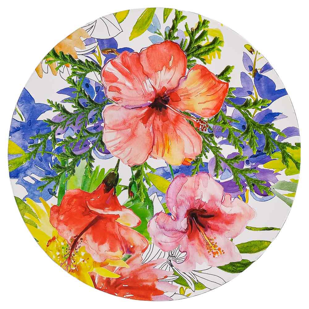 Plato Decorativo Decore Estampado 33 cm