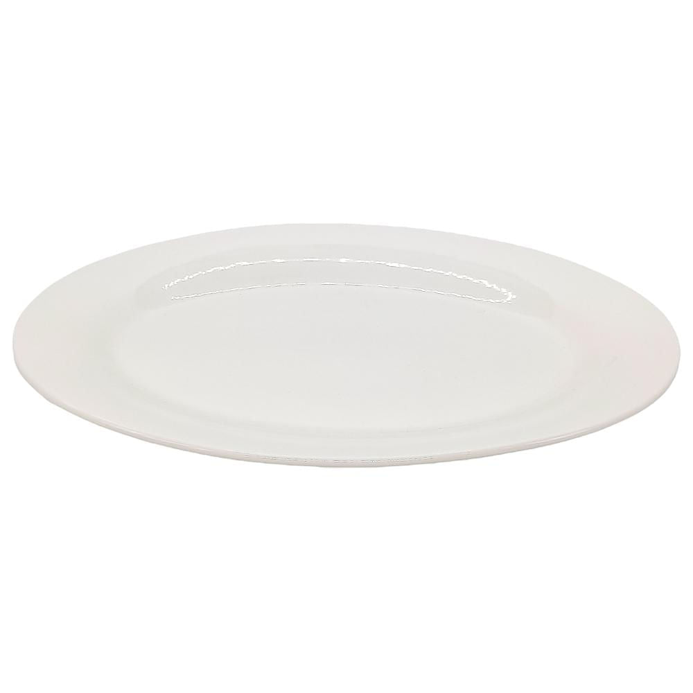 Plato Llano Home Elegance de Cerámica 12"