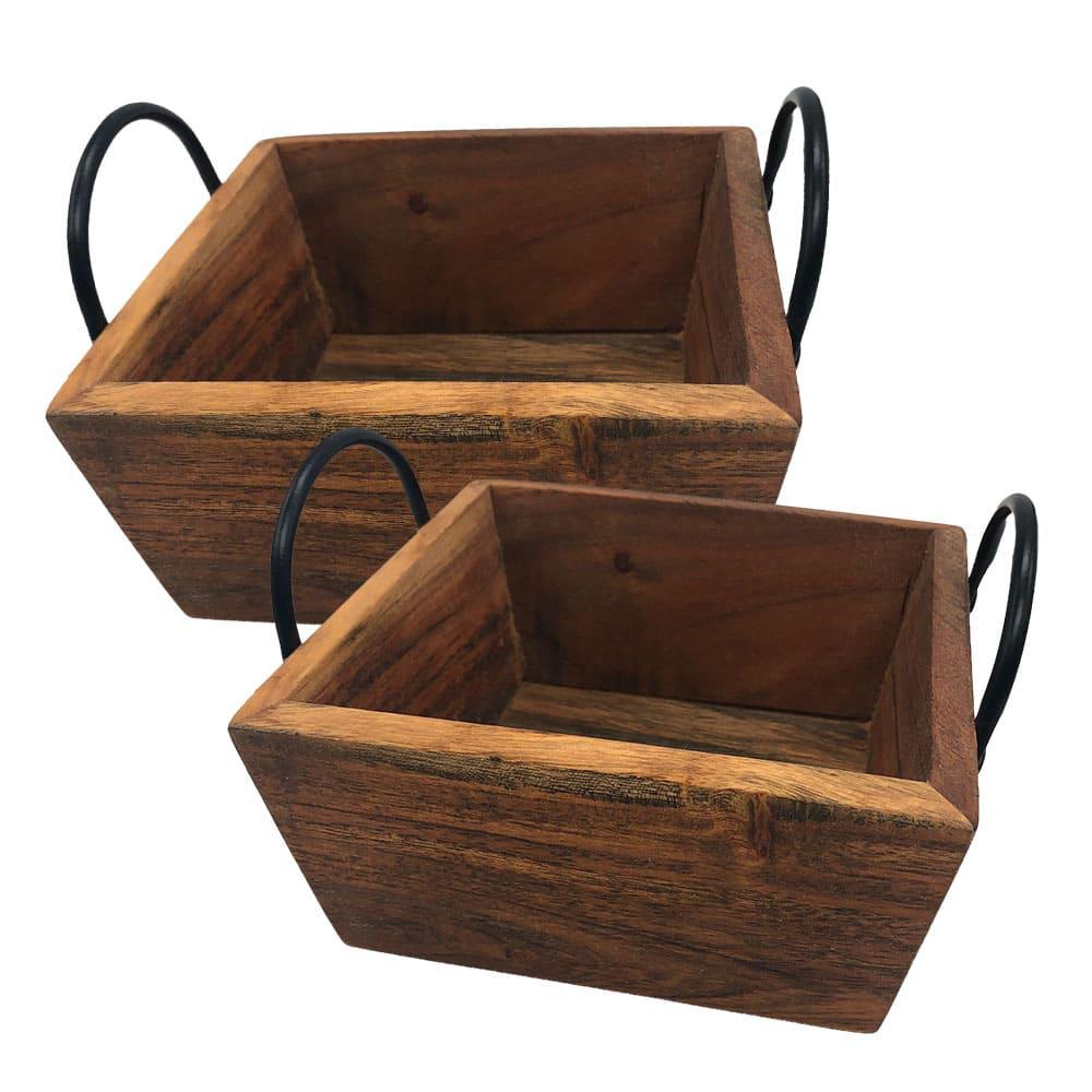 Bandeja Para Servir Table Tops Gallery Cuadrado 2 Piezas