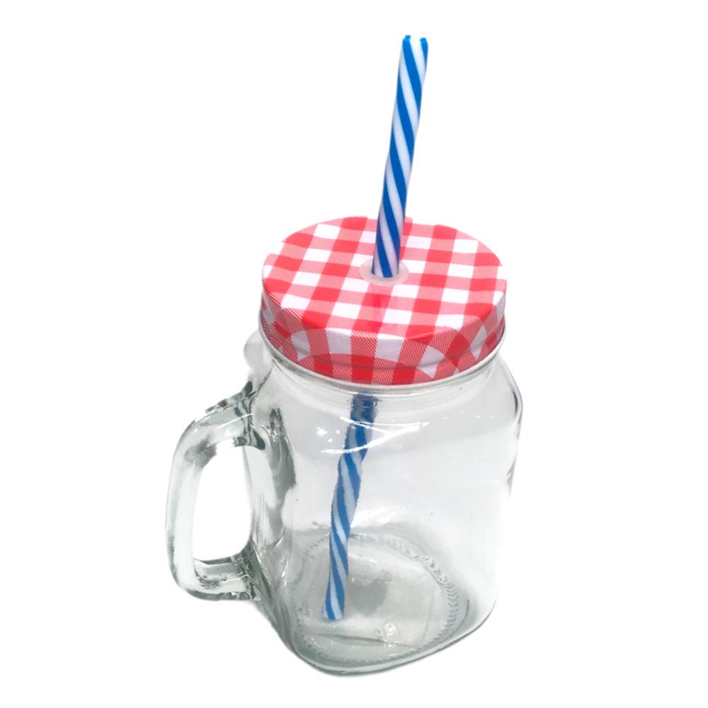 Jarra Mason Home Elegance Con Tapa y Carrizo