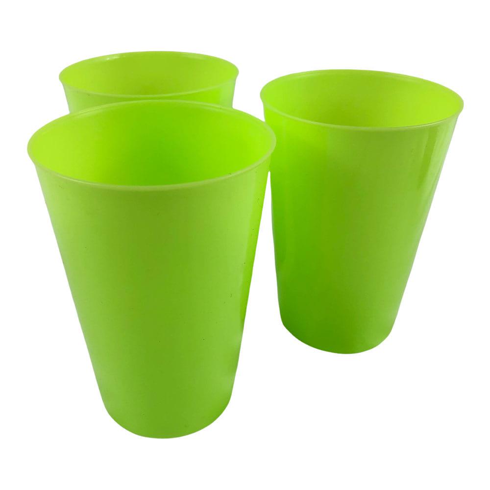 Vasos Plástico Home Elegance 13 cm x 9 cm 3 Piezas - Surtido