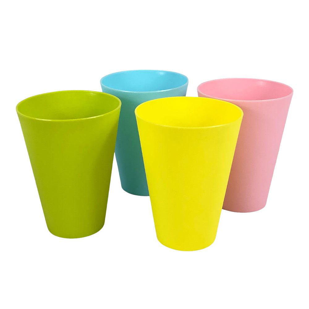Vasos Plásticos Home Elegance 10 oz 4 Piezas - Surtido