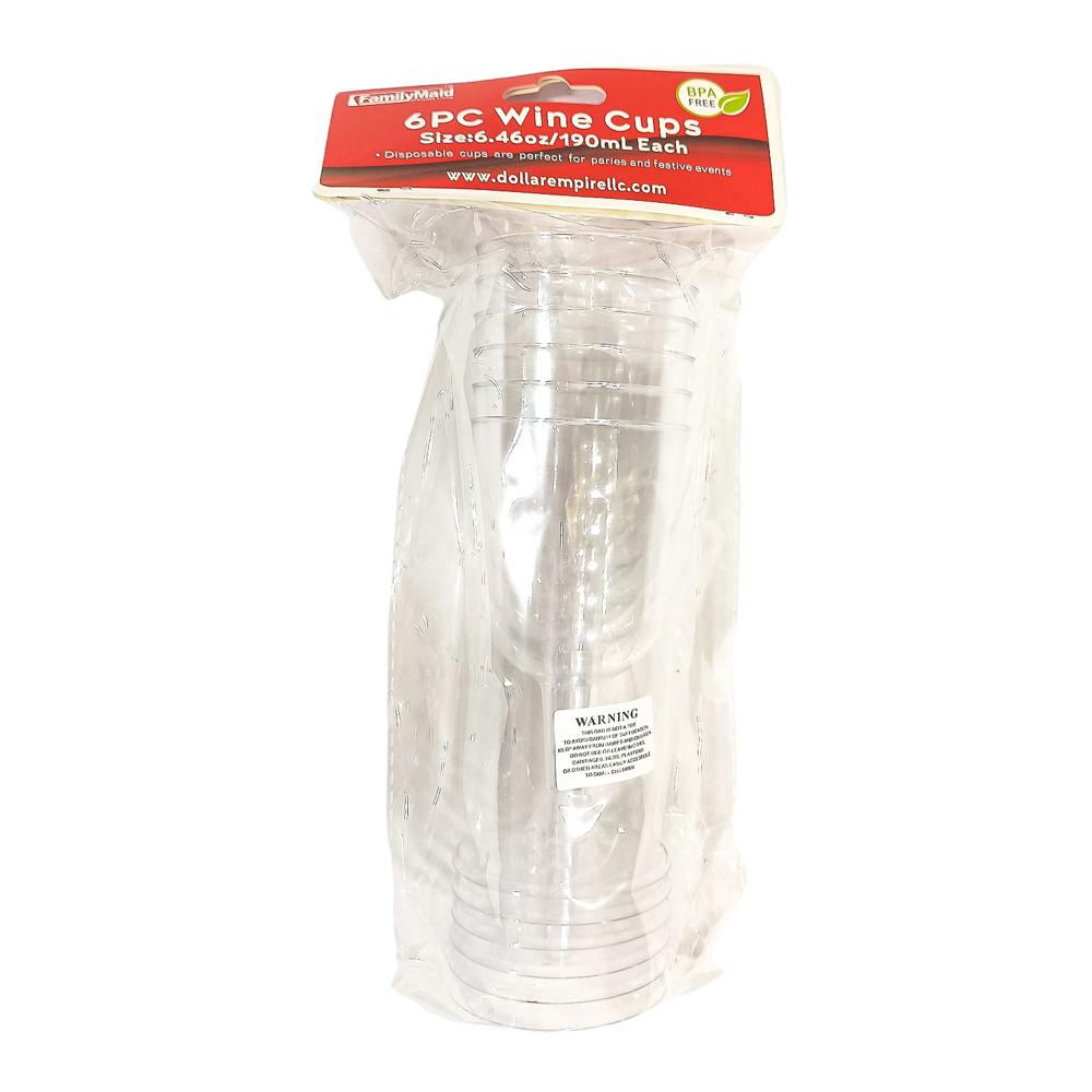 Copas Desechables Family Maid 6 Piezas