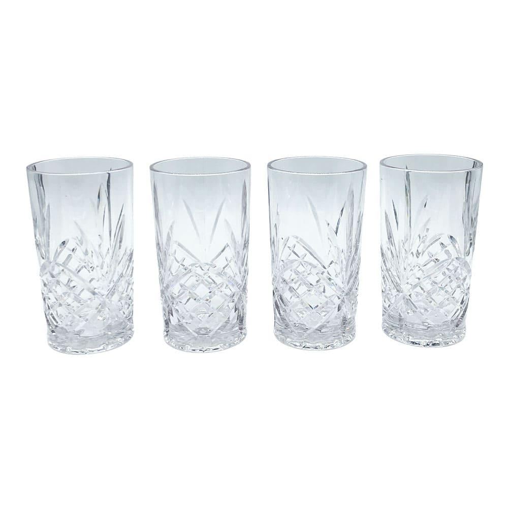 Vaso Acrílico Dublin Studio Cristal 4 Piezas