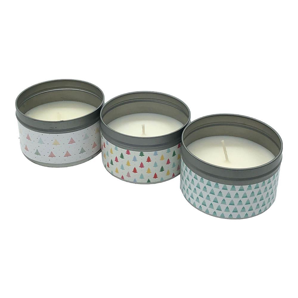Set de Velas Aromáticas Max Wholesales Trees 3 Piezas - Surtido