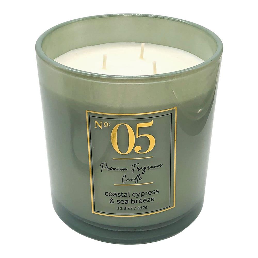 Vela Aromática Max Wholesales Ciprés Costero y Brisa Marina 22.5 oz