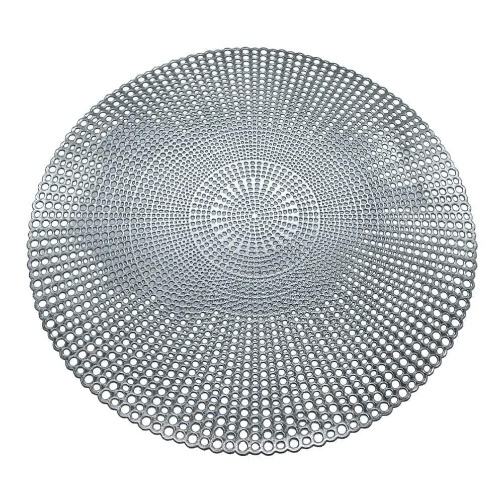 Individual Miro Christmas de Plástico Redondo Silver