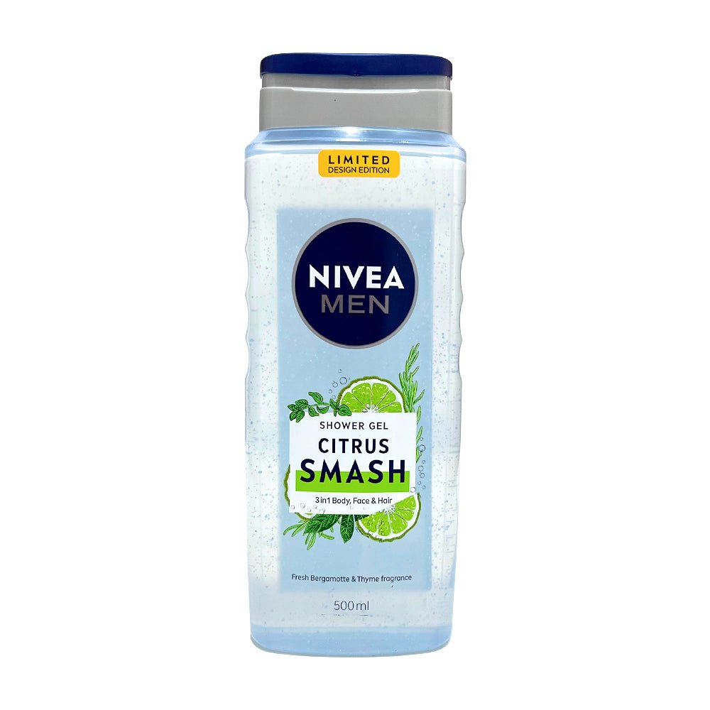 Jabón Líquido Nivea Men Fragancia Fresca De Bergamota Y Tomillo 500 ML - Nivea - Titan.com.pa - 9005800367774