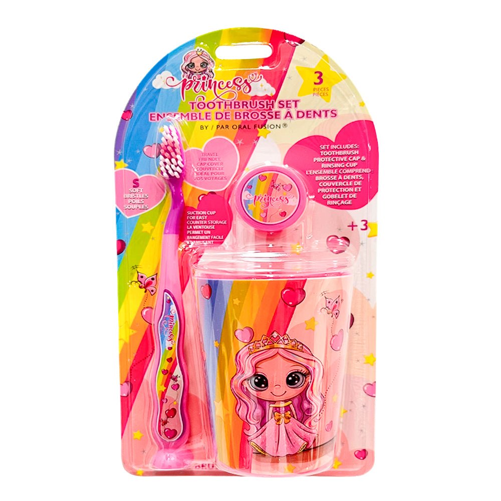 Juego De Cepillos De Dientes 3 Piezas Princess Oral Fusión - Oral Fusion - Titan.com.pa - 191554680562