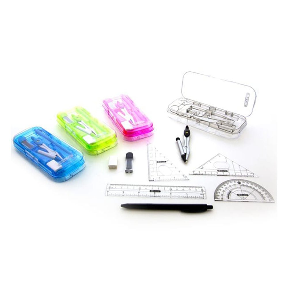 Juego de Geometría Bazic 9 Piezas - Surtido