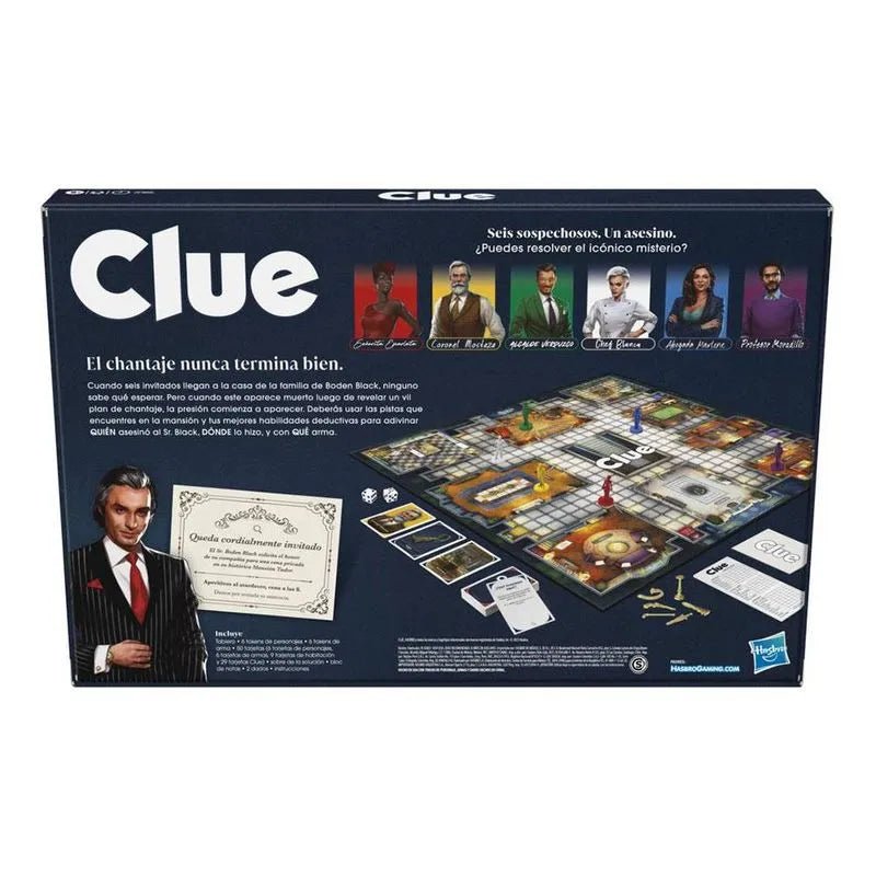 Juego de Mesa Clue Hasbro Games - Hasbro Games - Titan.com.pa - 5010994207281
