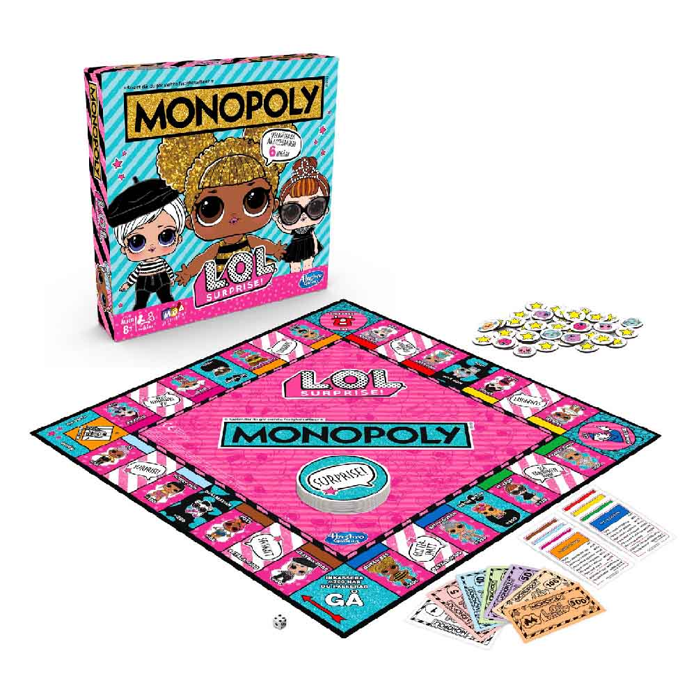 Juego De Mesa Monopolio L.O.L. SURPRISE! Hasbro