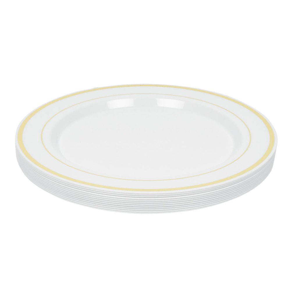 Juego de Platos Desechables Four Seasons Estampado 12 piezas