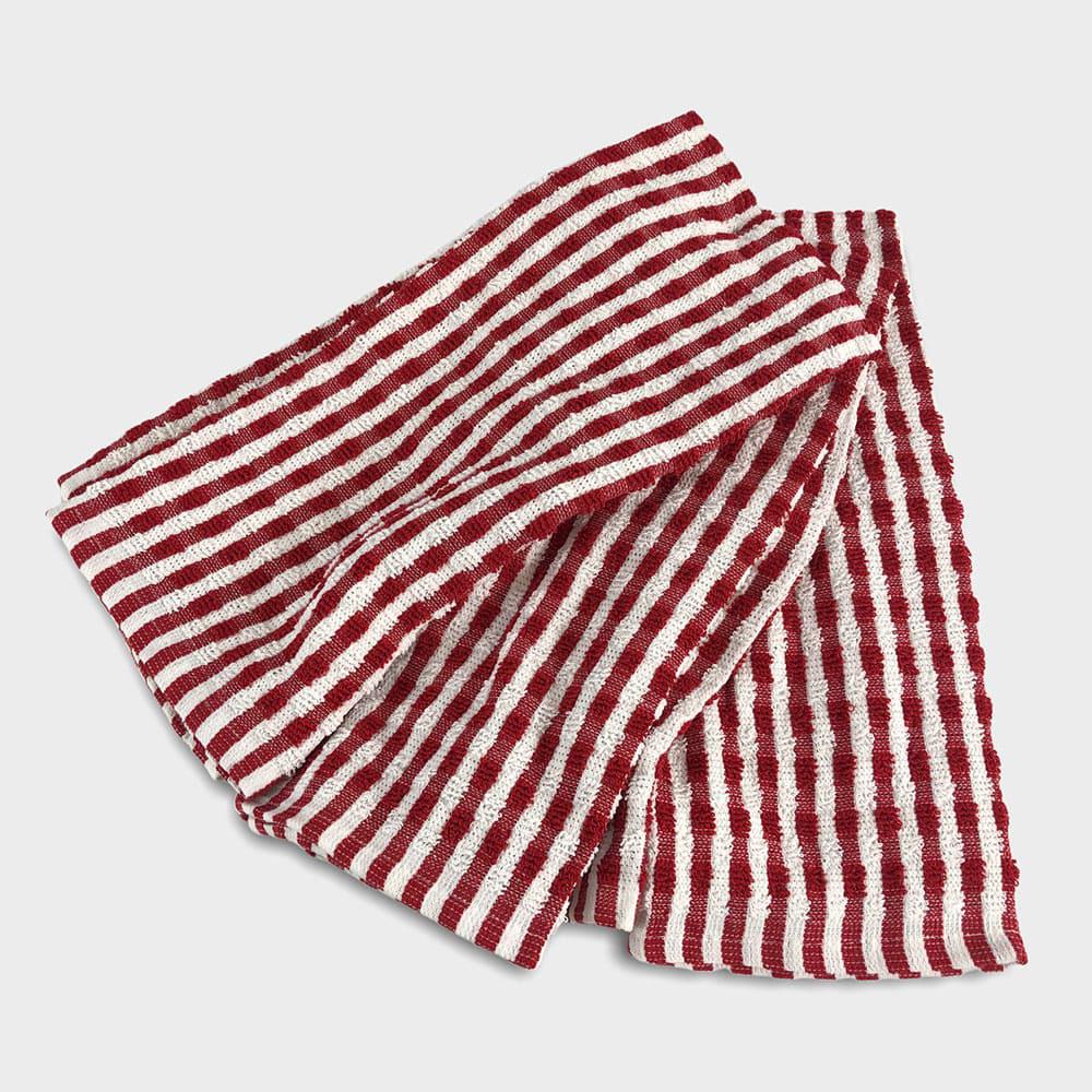 Juego de Toallas Para Cocina Home Expressions de 3 Piezas - Rojo