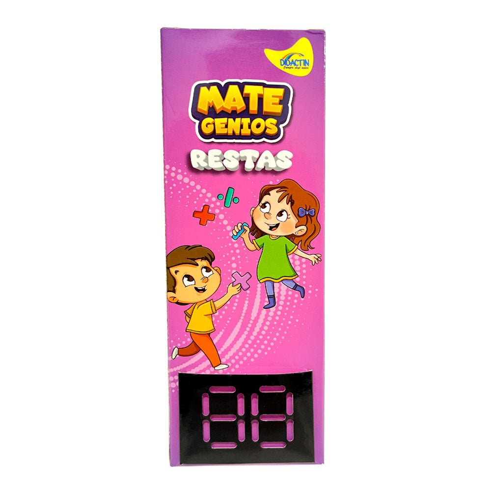 Juego Didáctico Mate Genios Restas - Didactin - Titan.com.pa - 7402002130816