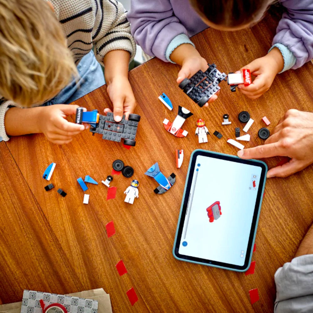 Bloques LEGO® Autos de F1® Williams Racing y Haas F1®