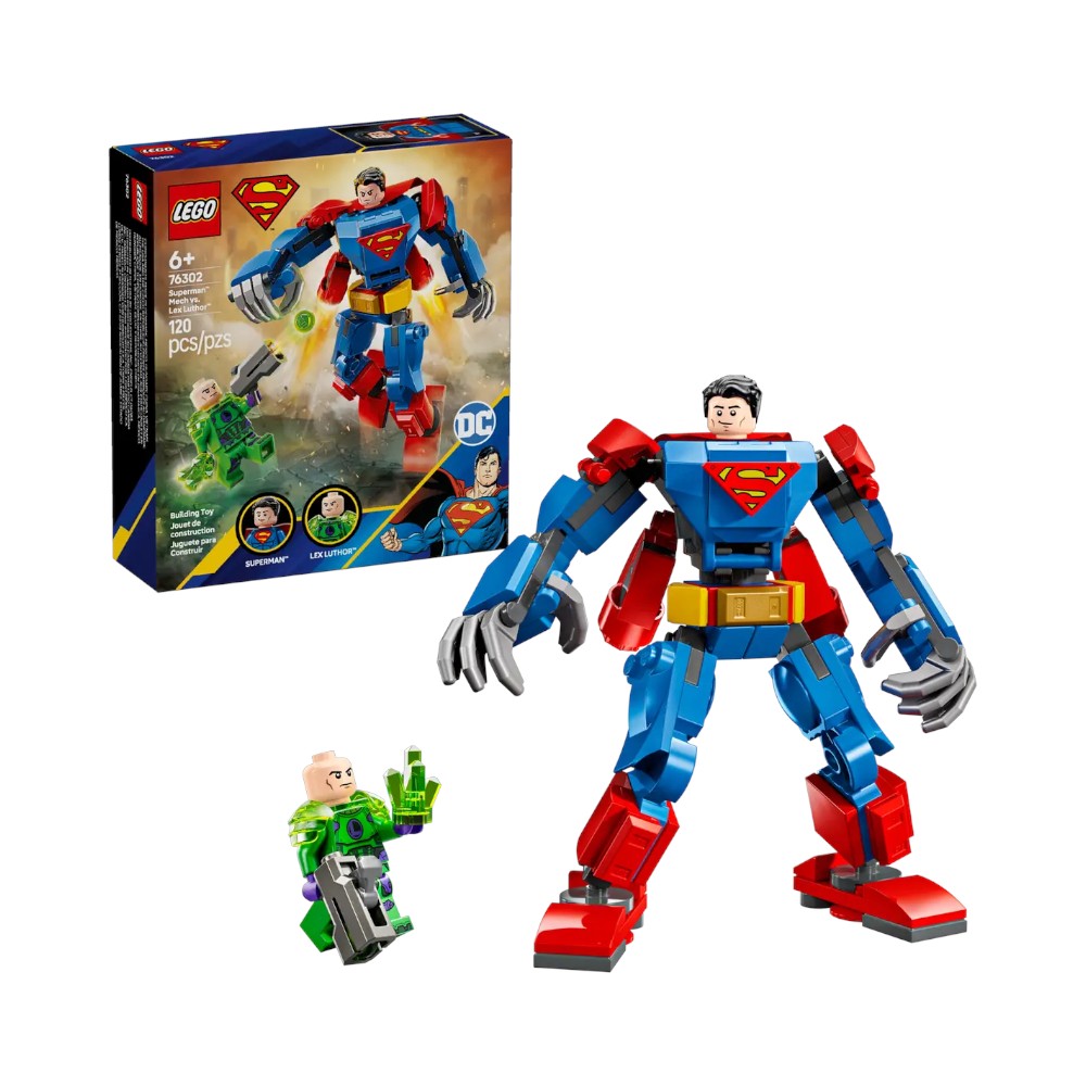Bloques LEGO® Armadura Robótica de Superman™ vs. Lex Luthor™