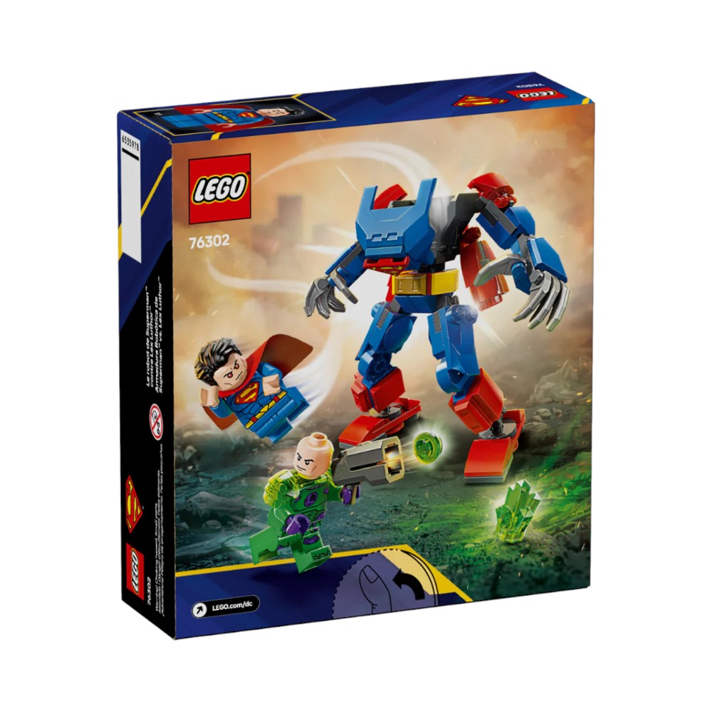 Bloques LEGO® Armadura Robótica de Superman™ vs. Lex Luthor™