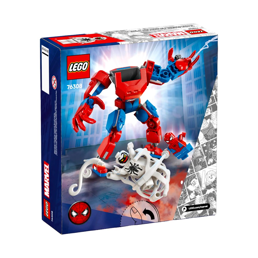 Bloques LEGO Mech de Spider-Man Vs Anti-Venom