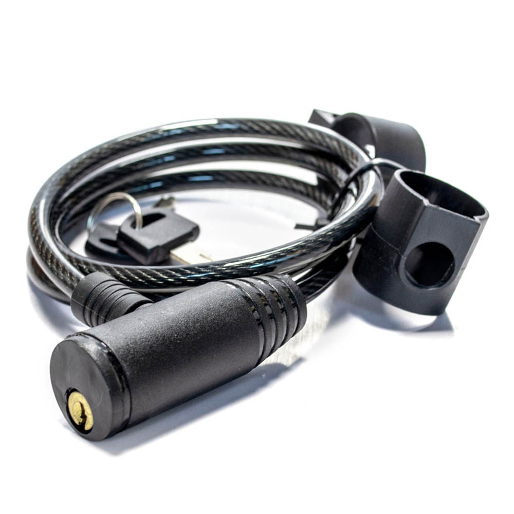 Candado GF Cable Espiral Con Llave Para Bicicleta 80 cm