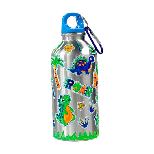 Botella de Agua 500 ml Dinosaurio para Decorar