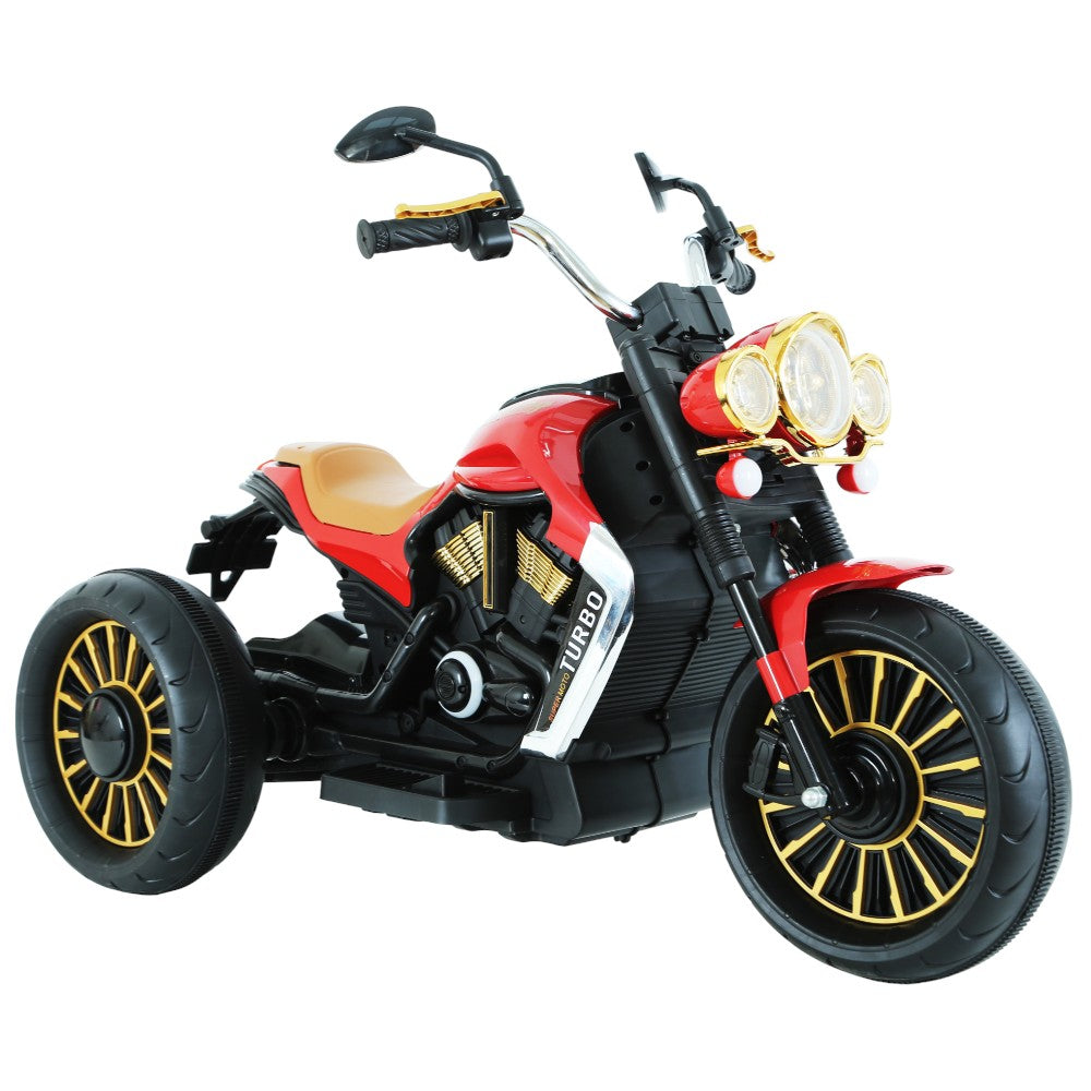 Moto Recargable Diseño Harley Davidson Negro/Rojo 12V