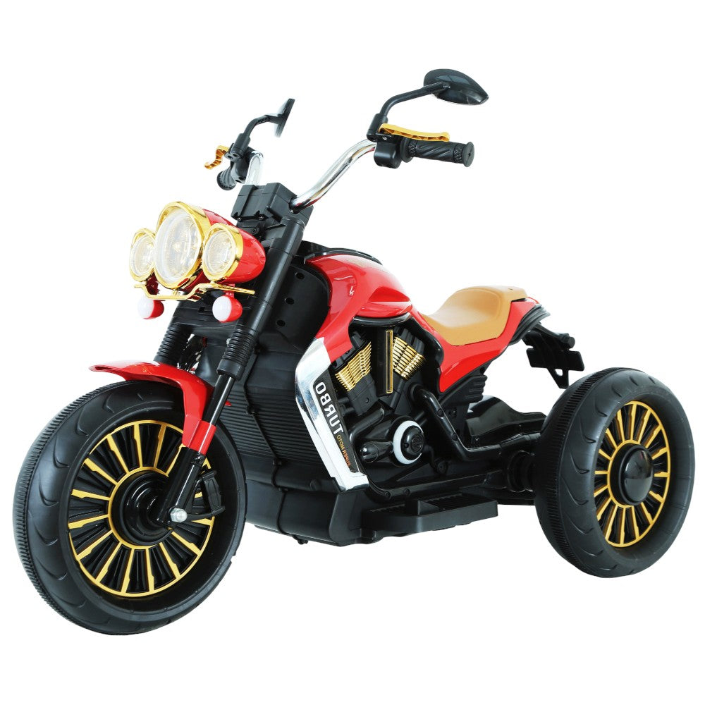 Moto Recargable Diseño Harley Davidson Negro/Rojo 12V
