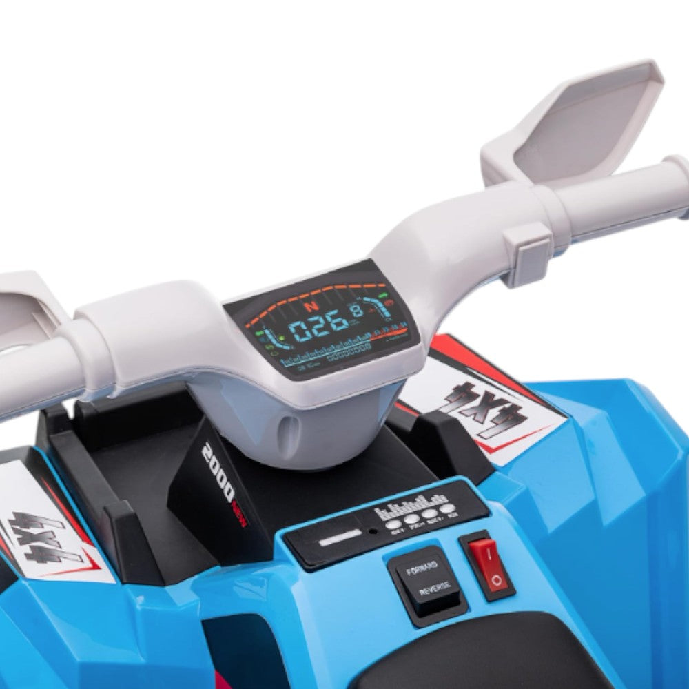 Cuatrimoto Playa Recargable R/C Azul 6V
